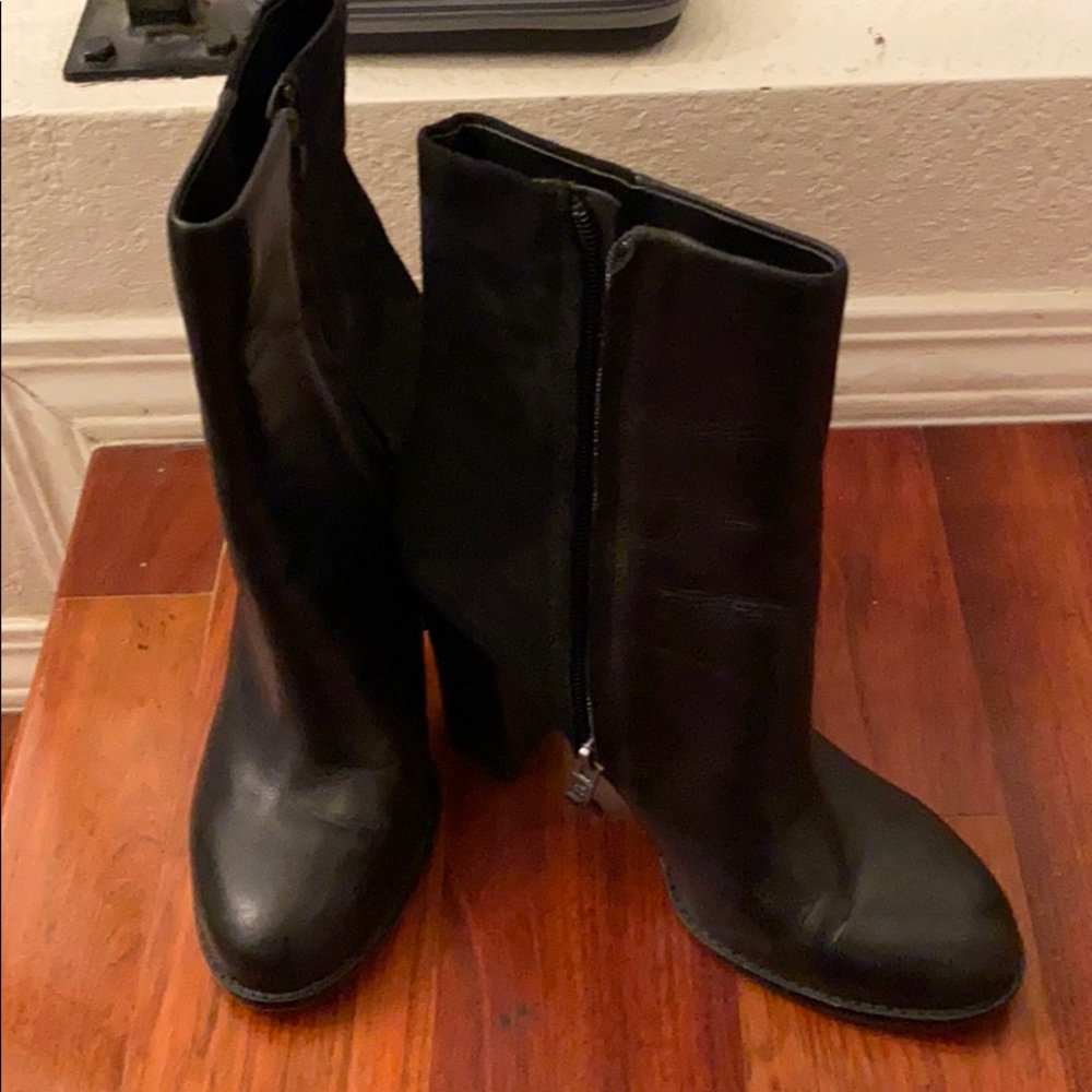 Sam Edelman Suede/Leather Booties